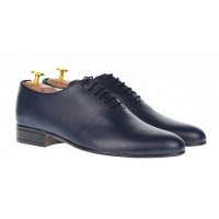 Oferta marimea 40 -Pantofi barbati eleganti din piele naturala de culoare bleumarin inchis LNIC5BLMBOX